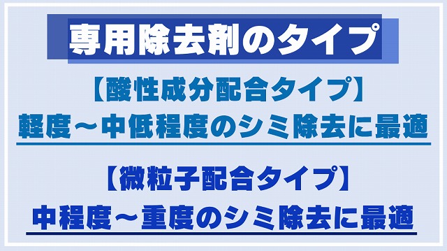 イオンデポジット除去剤はシミやボディの状態に合わせて選ぶ