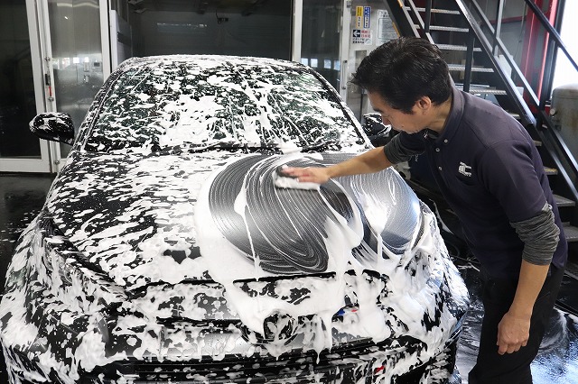 汚れ落ちがよい洗車イメージ
